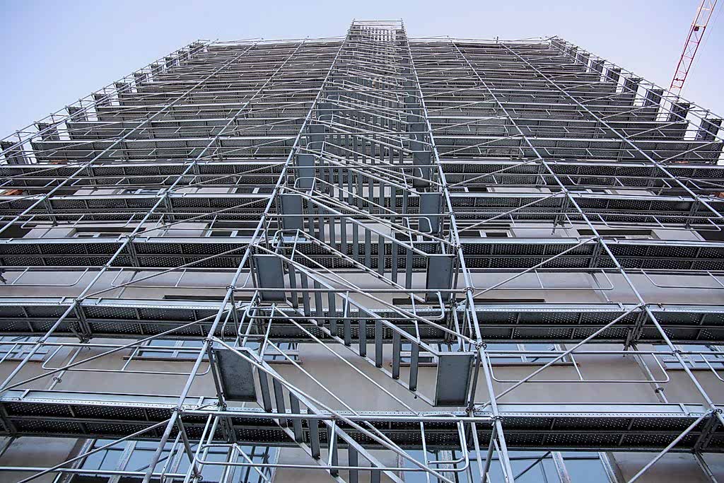 Flanşlı Dış Cephe İskele Sistemleri Nedir