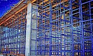 H Tipi Dış Cephe İskelesi