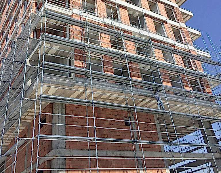 İstanbul Dış Cephe Güvenlikli Kiralık İskele